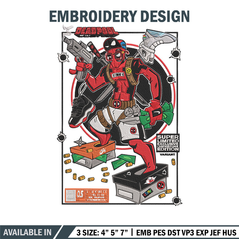 Deadpool poster Embroidery Design, Deadpool Embroidery, Embroidery File, Anime Embroidery, Anime shirt, Digital download..jpg