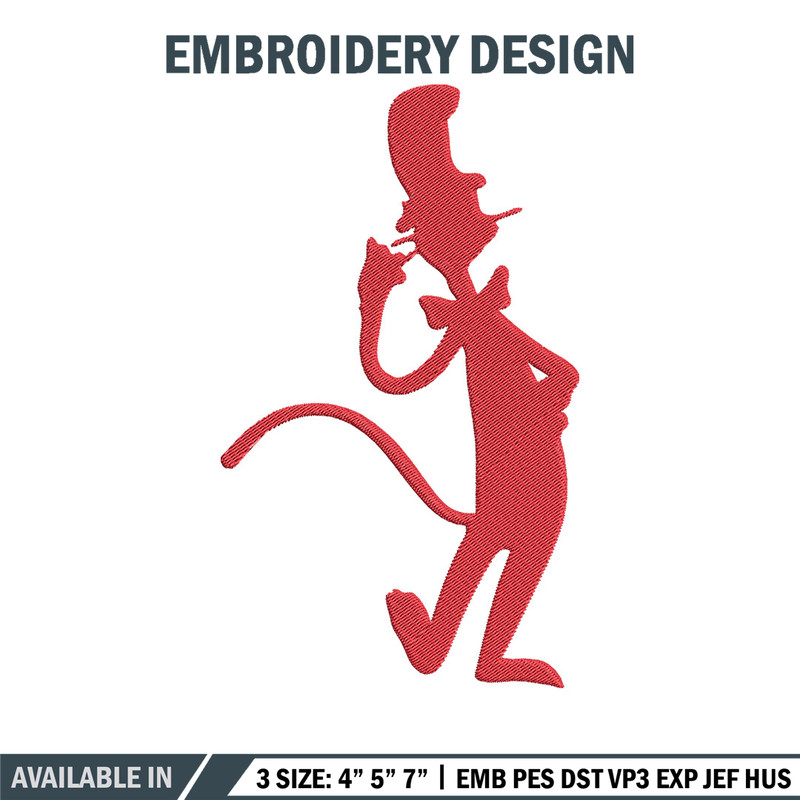 Dr Seuss Logo Embroidery Design, Dr Seuss Embroidery, Embroidery design, Embroidery File, Digital download..jpg
