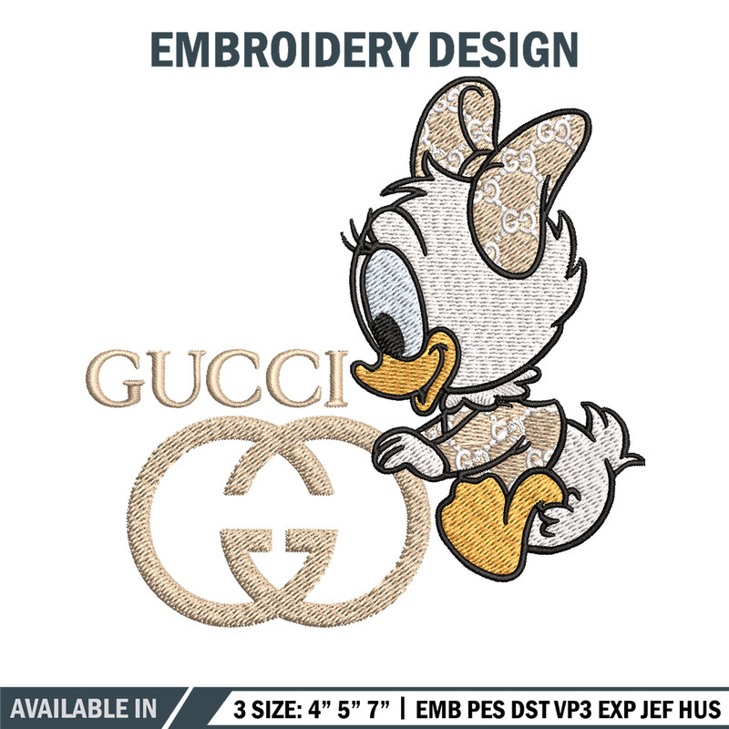 Duck baby Embroidery Design, Gucci Embroidery, Embroidery File, Logo shirt, Sport Embroidery, Digital download.jpg