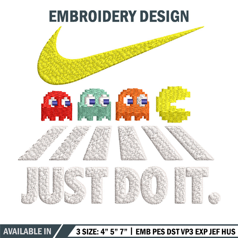 Game Nike Embroidery design, Game Embroidery, Nike design, Embroidery file, cartoon shirt, Instant download..jpg