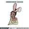 Girl bunny Embroidery design, Girl bunny Embroidery, Cartoon design, Embroidery File, logo shirt, Digital download..jpg