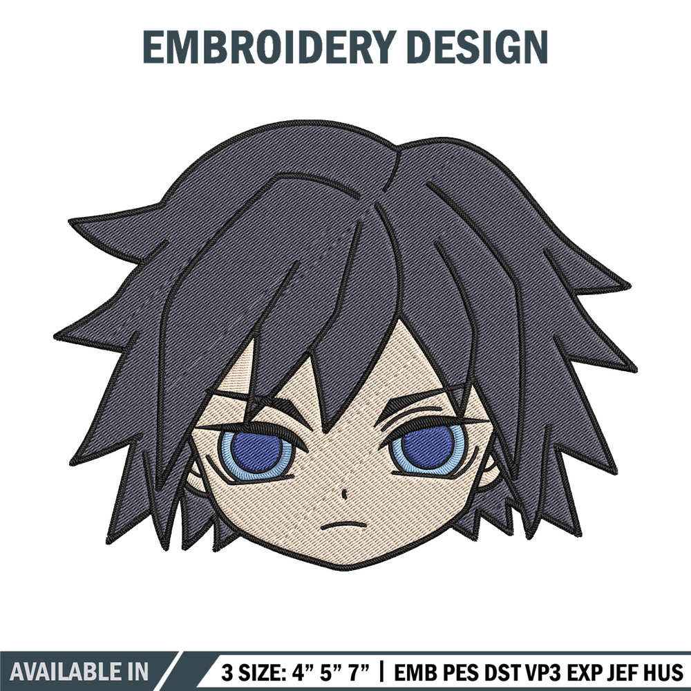 Giyuu chibi Embroidery Design,Demon slayer Embroidery,Embroidery File,Anime Embroidery,Anime shirt, Digital download.jpg