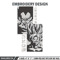 Goku x Vegeta Embroidery Design, Dragonball Embroidery, Embroidery File, Anime Embroidery, Anime shirt, Digital download.jpg