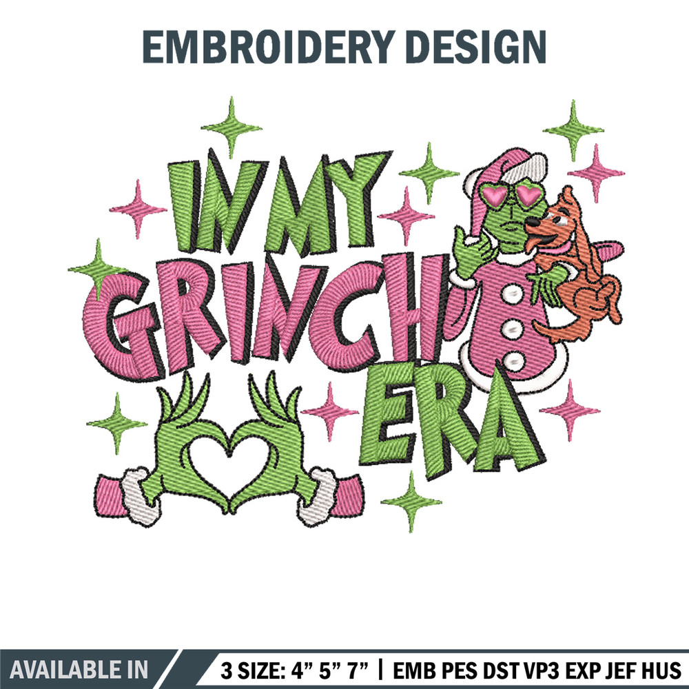 Grinch era embroidery design,Grinch embroidery, Chrismas design, Embroidery shirt, Embroidery file, Digital download.jpg