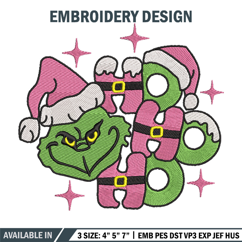 Grinch laugh embroidery design,Chrismas design, Embroidery shirt, Embroidery file, Grinch embroidery, Digital download.jpg