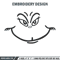 Grinch smile embroidery design,Grinch embroidery, Chrismas design, Embroidery shirt, Embroidery file, Digital download..jpg