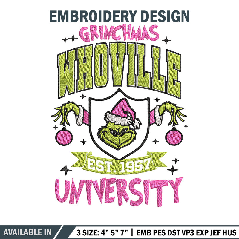 Grinchmas est 1957 Embroidery Design, Grinch Embroidery,Embroidery File,Chrismas Embroidery,Anime shirt,Digital download.jpg