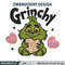 Grinchy cute Embroidery Design, Grinch Embroidery, Embroidery File, Chrismas Embroidery, Anime shirt,Digital download.jpg