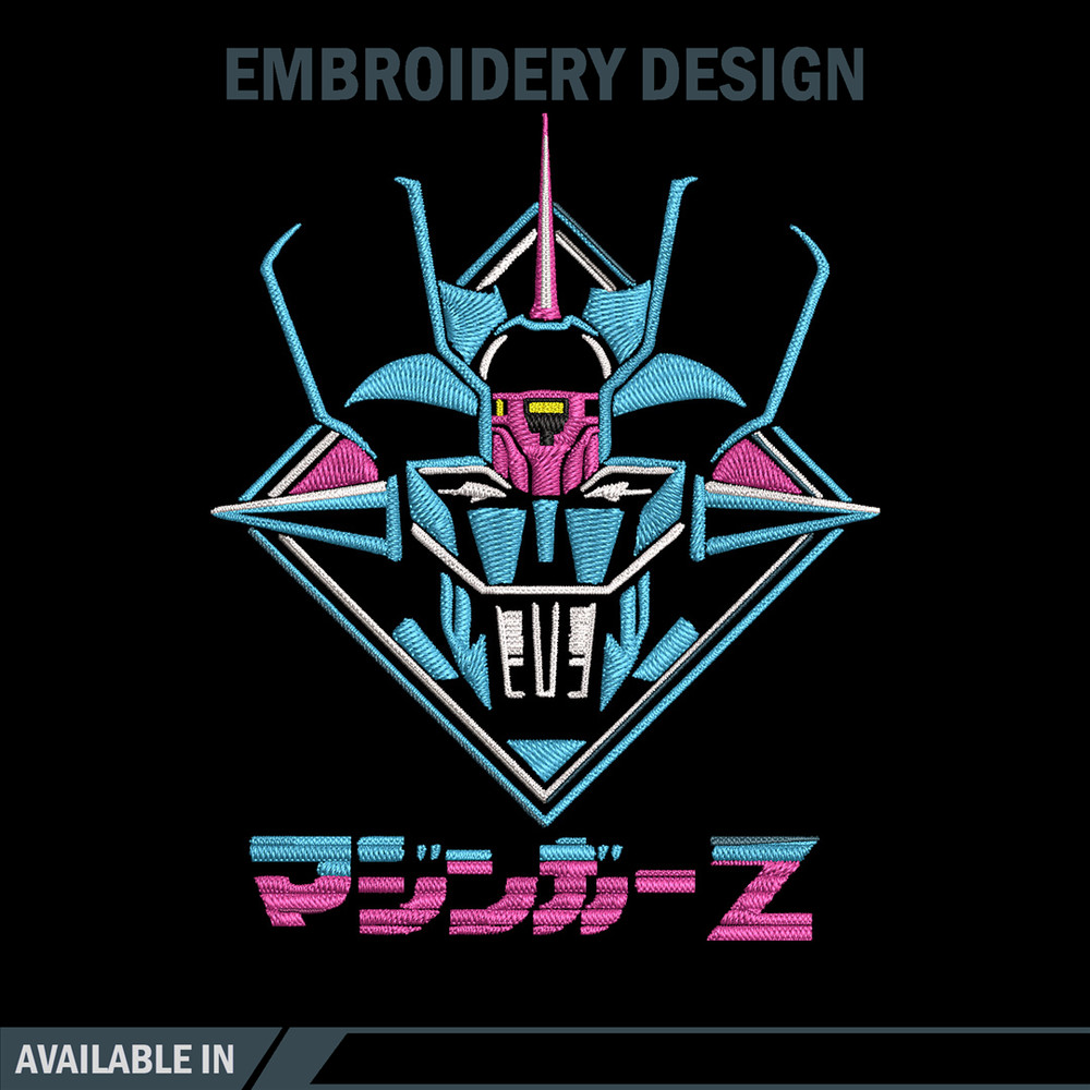 Gundam logo Embroidery Design, Gundam Embroidery, Embroidery File, Anime Embroidery, Anime shirt, Digital download.jpg