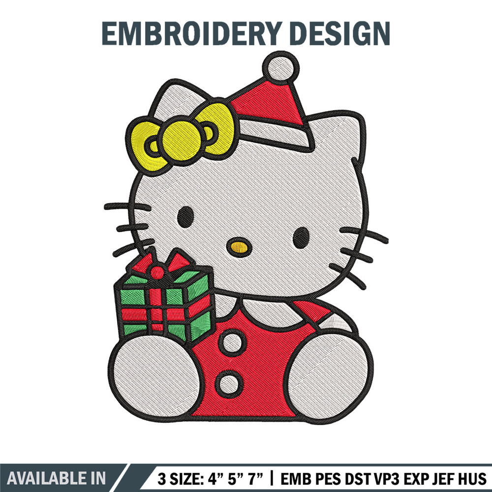 Hello kitty chrismas Embroidery Design,Kitty Embroidery,Embroidery File, Anime Embroidery, Anime shirt, Digital download.jpg