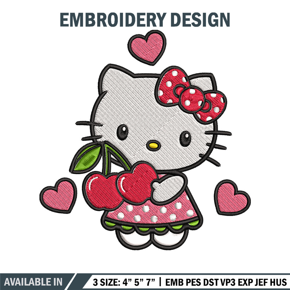 Hello kitty Embroidery Design, Haello kitty cartoon Embroidery, Embroidery File, Cartoon shirt, Digital download..jpg