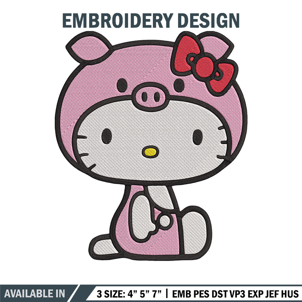 Hello Kitty Embroidery Design, Hello kitty Embroidery, Embroidery File, Anime Embroidery, Digital download.jpg