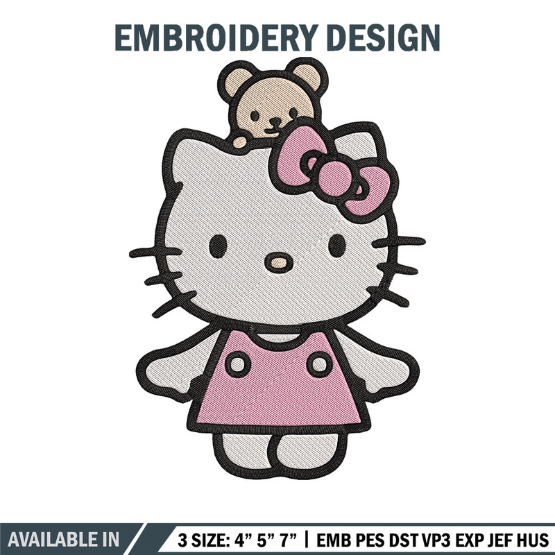 Hello kitty pink Embroidery Design, Hello kitty Embroidery, Embroidery File, Anime Embroidery, Digital download.jpg