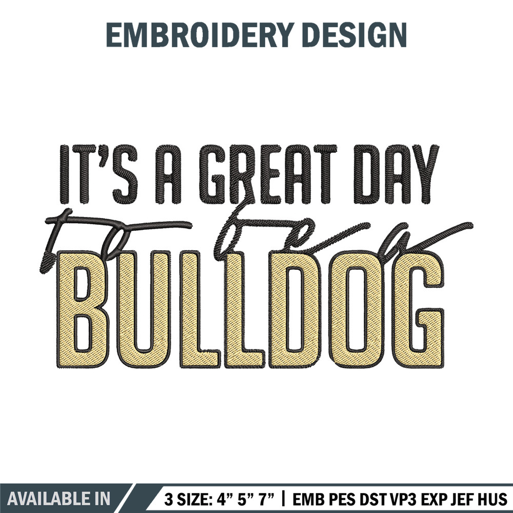 It's a Bulldog Thing embroidery design, Bulldog embroidery, Sport embroidery,Logo sport embroidery,Embroidery design.jpg