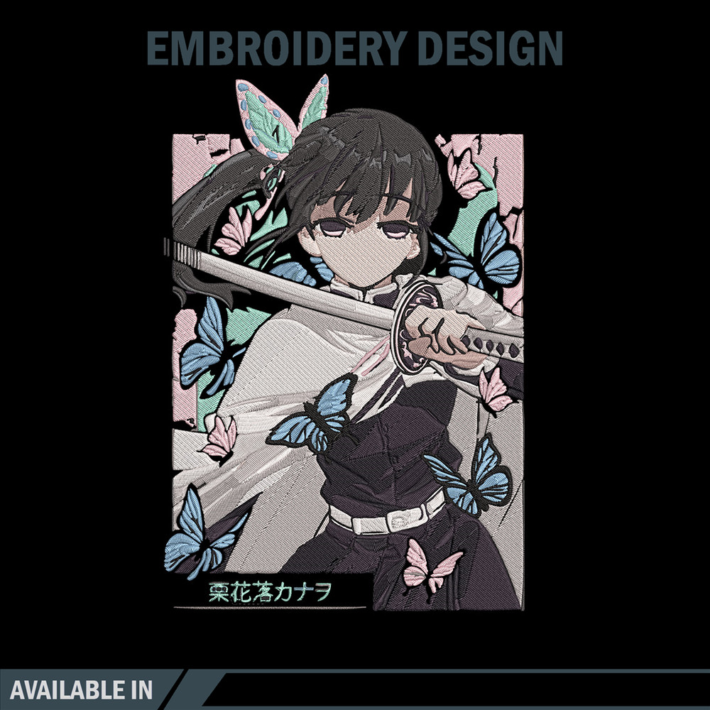 Kanao poster Embroidery Design, Demon slayer Embroidery, Embroidery File, Anime Embroidery, Digital download..jpg