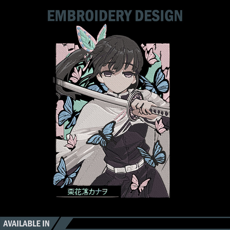 Kanao poster Embroidery Design, Demon slayer Embroidery, Embroidery File, Anime Embroidery, Digital download..jpg