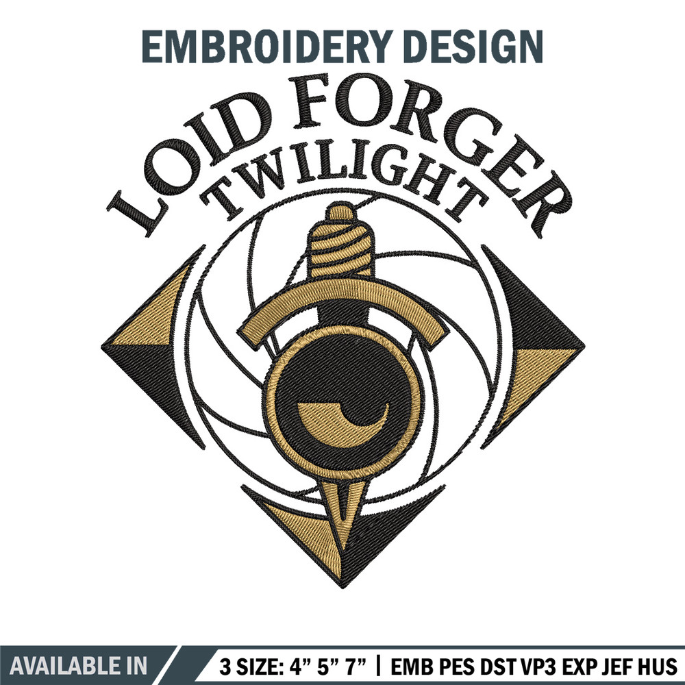 Loid forger Embroidery Design, Spy x family Embroidery, Embroidery File,Anime Embroidery, Anime shirt, Digital download.jpg