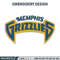 Memphis Grizzlies logo embroidery design, NBA embroidery, Sport embroidery,Embroidery design, Logo sport embroidery.jpg