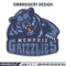 Memphis Grizzlies logo embroidery design,NBA embroidery, Sport embroidery,Embroidery design, Logo sport embroidery.jpg