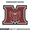 Missouri State logo embroidery design, MLB embroidery, Embroidery design, Logo sport embroidery, Sport embroidery.jpg