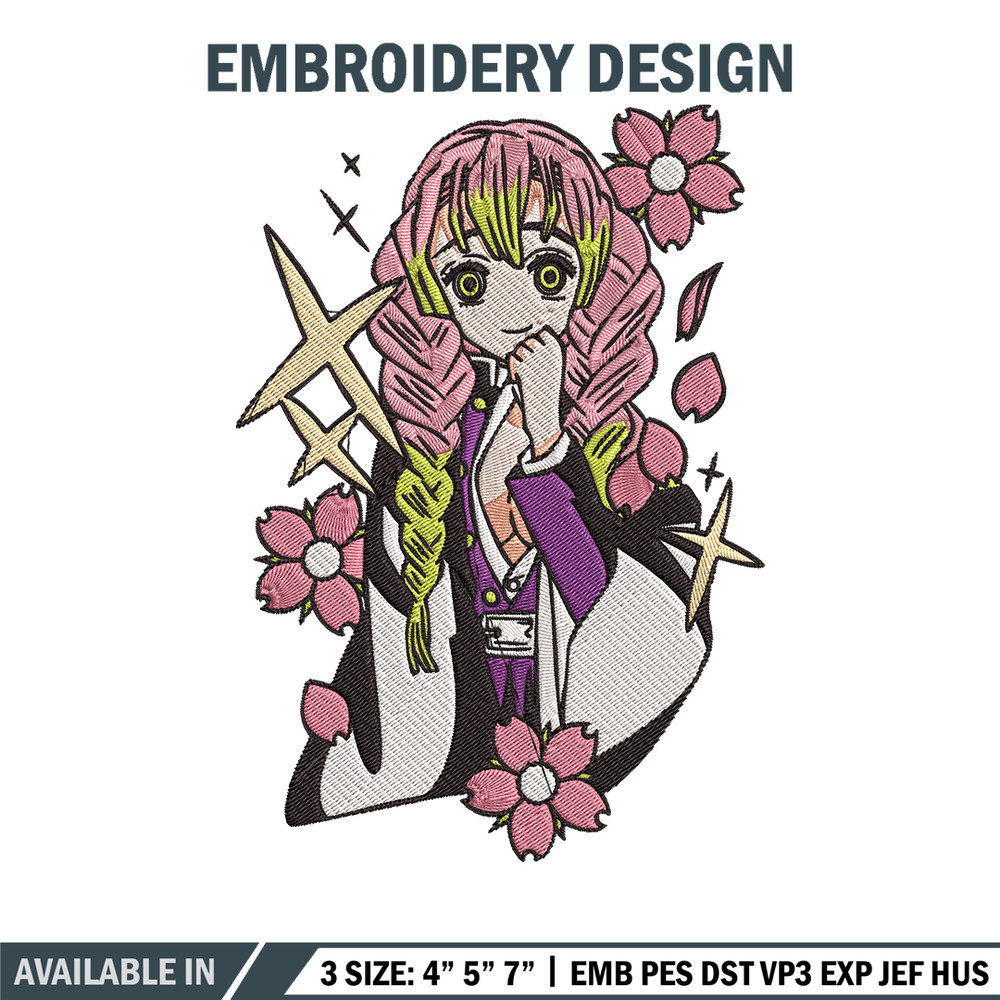 Mitsuri Embroidery Design, Demon slayer Embroidery, Embroidery File, Anime Embroidery,Anime shirt, Digital download.jpg