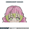 Mitsuri Peeker Embroidery Design, Demon slayer Embroidery, Embroidery File, Anime Embroidery, Digital download.jpg