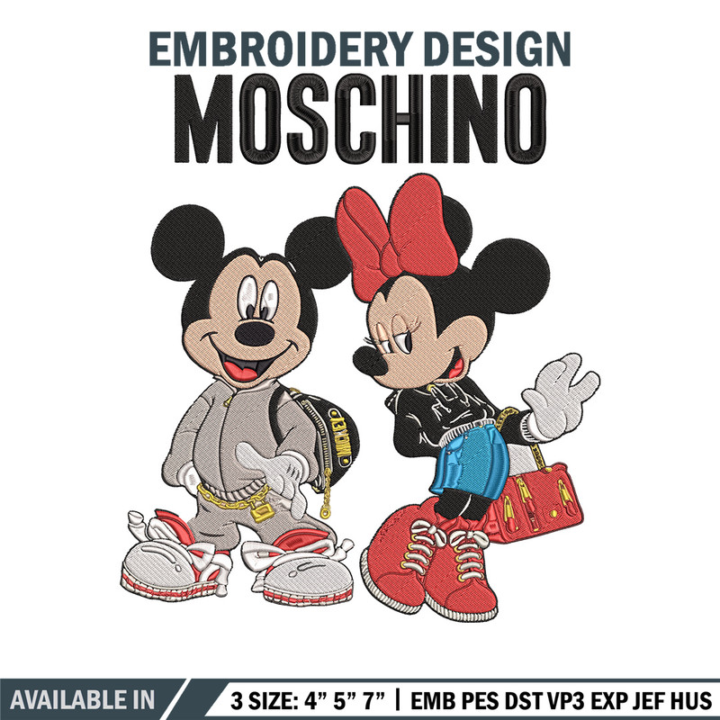 Moschino Mickey Embroidery Design, Mickey Embroidery, Embroidery File, Anime Embroidery,Moschino shirt,Digital download.jpg