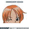 Nami Peeker Embroidery Design, One piece Embroidery, Embroidery File, Anime Embroidery, Anime shirt, Digital download.jpg