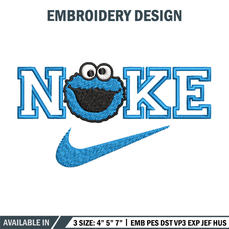 Nike blue cartoon Embroidery Design, Nike Embroidery, Brand Embroidery, Embroidery File, Logo shirt, Digital download..jpg