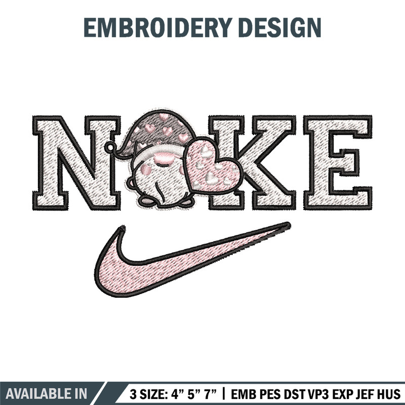 Nike gnomes Embroidery Design, Chrismas Embroidery, Nike Embroidery, Embroidery File, Logo shirt, Digital download.jpg