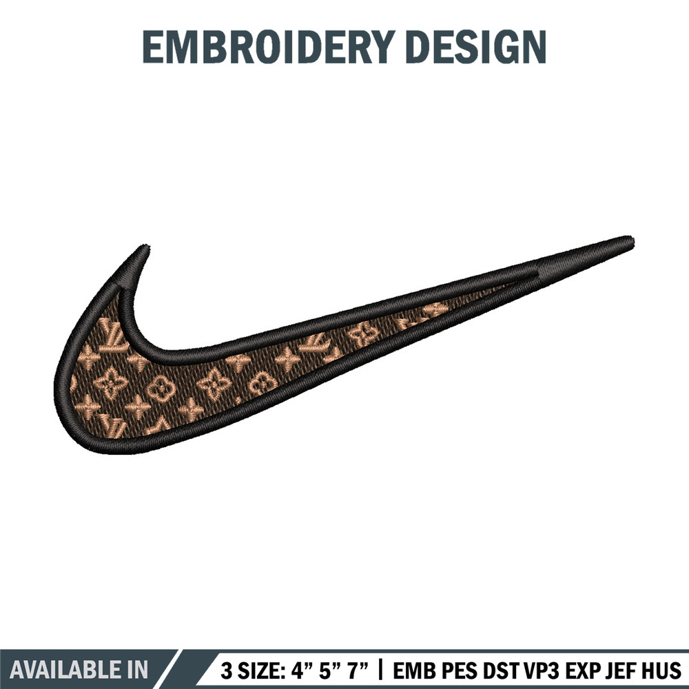 Nike lv logo embroidery design, Lv embroidery, Nike design, Embroidery shirt, Embroidery file, Digital download.jpg