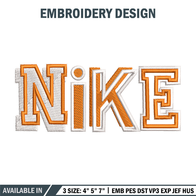 Nike orange logo embroidery design, Nike embroidery, Nike design, Embroidery shirt, Embroidery file,Digital download.jpg