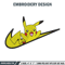 Nike Pikachu embroidery design, Pokemon embroidery, Nike design, anime design, anime shirt, Digital download.jpg