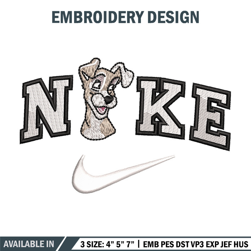 Nike white dog embroidery design, Dog embroidery, Nike design, Embroidery shirt, Embroidery file, Digital download.jpg