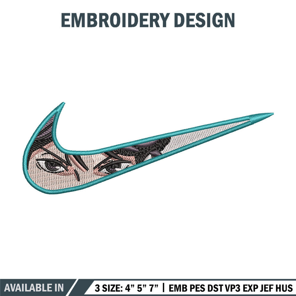 Nike x anime eyes embroidery design, Anime embroidery, Embroidery file,Embroidery shirt, Nike design,Digital download.jpg