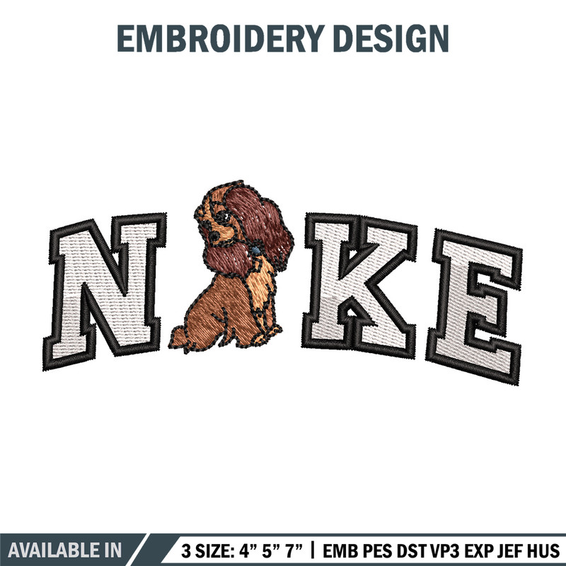 Nike x cute dog embroidery design, Dog embroidery, Nike design, Embroidery shirt, Embroidery file, Digital download.jpg