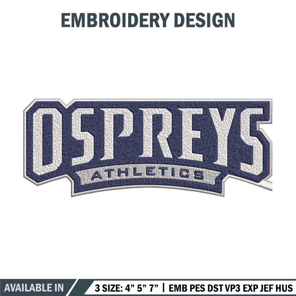 North Florida college embroidery design, College embroidery, Sport embroidery, logo sport embroidery, Embroidery design.jpg