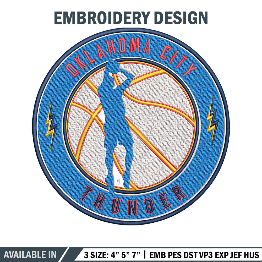 Oklahoma Thunder design embroidery design, NBA embroidery, Sport embroidery, Embroidery design, Logo sport embroidery..jpg