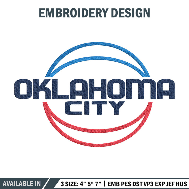 Oklahoma Thunder logo embroidery design, NBA embroidery, Sport embroidery, Embroidery design, Logo sport embroidery..jpg