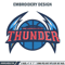 Oklahoma Thunder logo embroidery design,NBA embroidery,Sport embroidery,Embroidery design, Logo sport embroidery..jpg