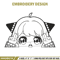 Anya cute Embroidery Design, Spy x family Embroidery, Embroidery File, Anime Embroidery, Anime shirt, Digital download.jpg