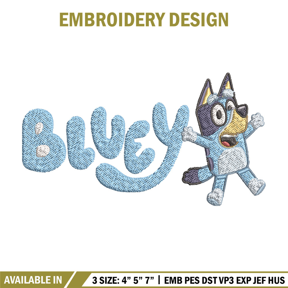 Bluey cartoon Embroidery, Bluey Cartoon Embroidery, cartoon Embroidery, Embroidery File, cartoon shirt, digital download.jpg