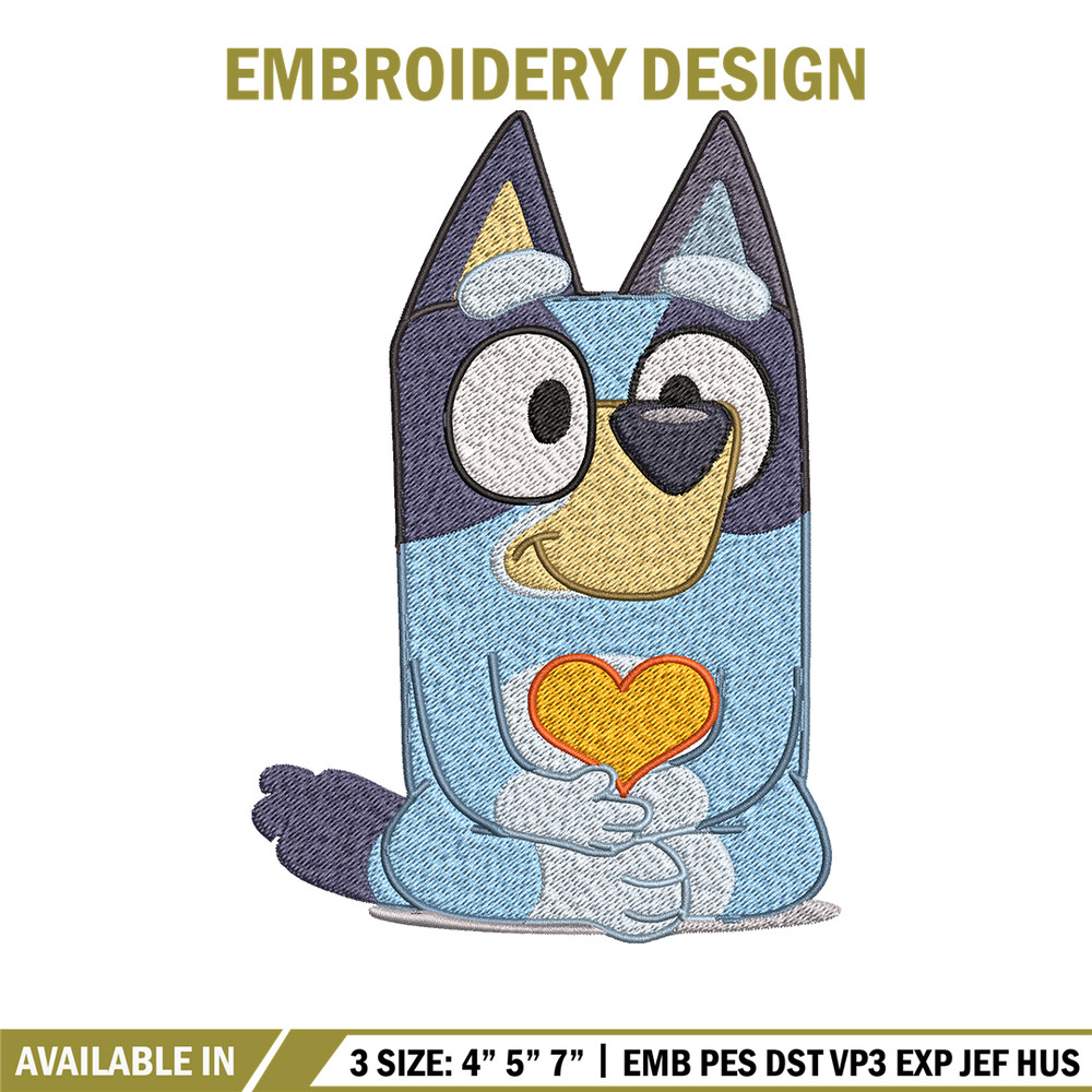 Bluey Embroidery, Bluey Cartoon Embroidery, cartoon Embroidery, Embroidery File, cartoon shirt, digital download..jpg