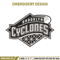 Brooklyn Cyclones logo embroidery design, MLB embroidery,Sport embroidery, Logo sport embroidery, Embroidery design..jpg