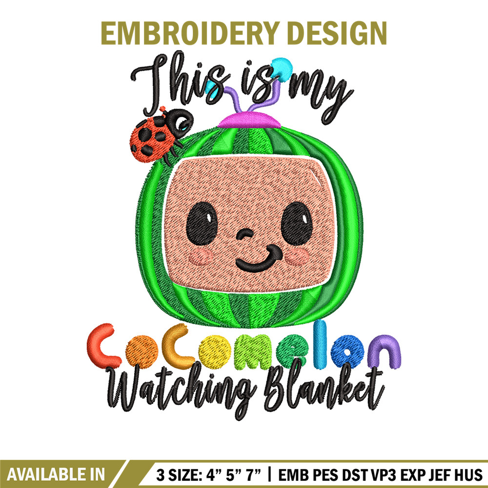 Cocomelon Logo Embroidery design, Cocomelon Embroidery, logo design, Embroidery File, logo shirt, Digital download..jpg