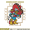 Daisy Donald Duck Gucci Embroidery design, Disney cartoon Embroidery, cartoon design, Embroidery File, Instant download..jpg