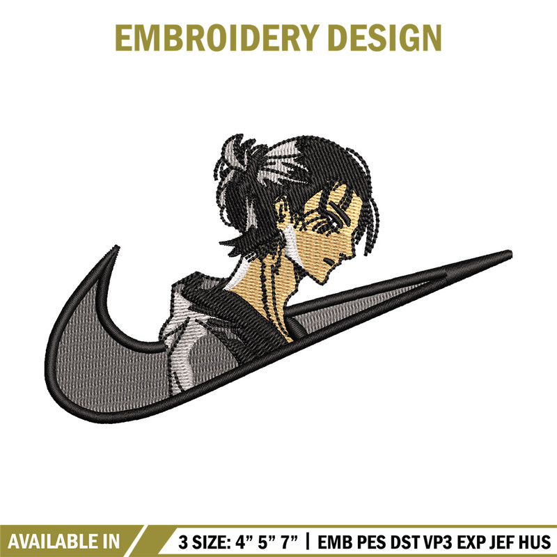Eren x nike embroidery design, Aot embroidery, Embroidery file, Embroidery shirt, Nike design, Digital download.jpg