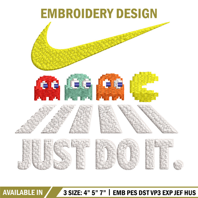 Game Nike Embroidery design, Game Embroidery, Nike design, Embroidery file, cartoon shirt, Instant download..jpg