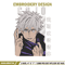 Gojo poster Embroidery Design, Jujutsu Embroidery, Embroidery File, Anime Embroidery, Anime shirt, Digital download.jpg