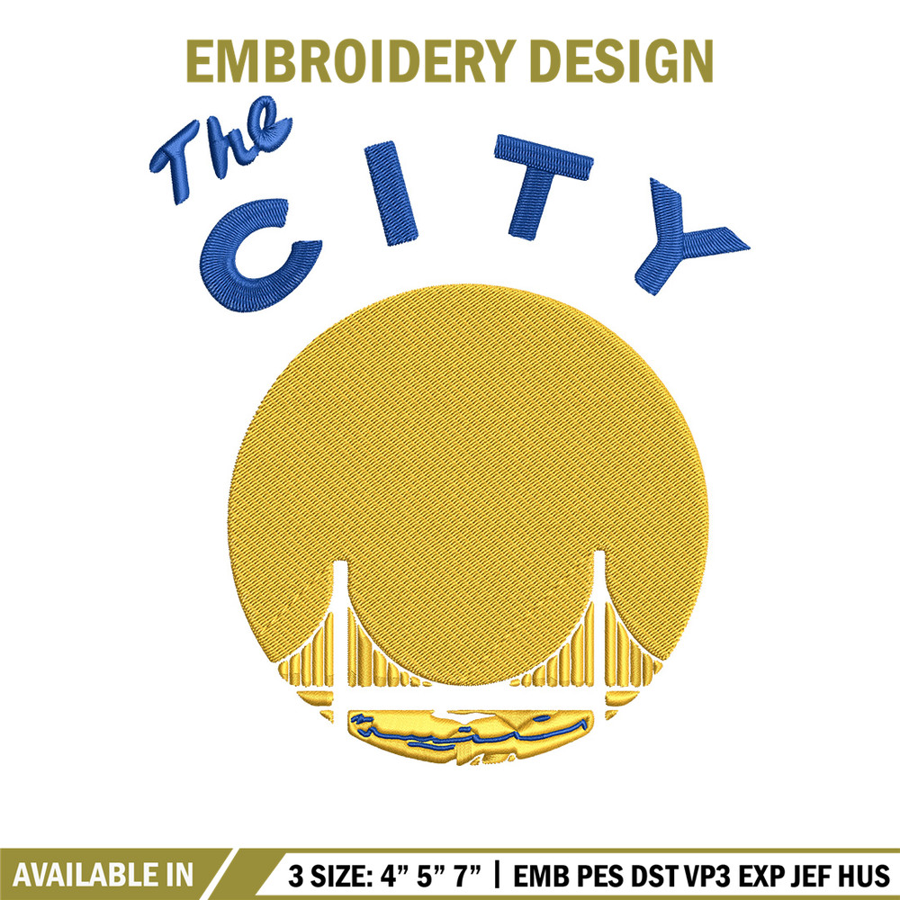 Golden State Warriors logo embroidery design, NBA embroidery, Sport embroidery,Embroidery design,Logo sport embroidery.jpg
